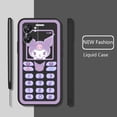 thumbnail image 1 of Sanrio-funda Cinnamoroll Kurome para OPPO Find X5 X3 X2 Lite Pro Neo A94 A74 A72 A53 A9 A5 2020 4G 5G, carcasa con cuerda líquida, Core Fivean unisex, 1 of 2
