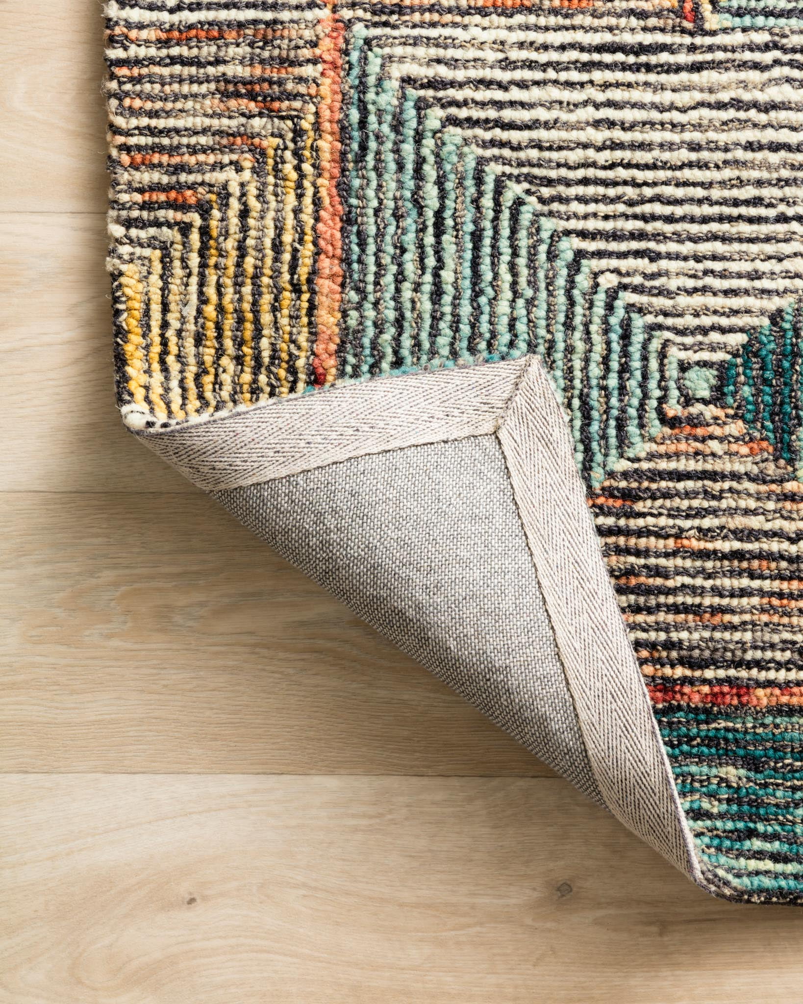 Loloi Spectrum Geometric Lagoon / Spice Area Rug