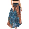 thumbnail image 3 of Jdlsppl Women's Boho Skirt Printed Casual Dresses Halter Spring Beach Fitted Smocked Date Night Backless Style3 Small-Large, 3 of 4