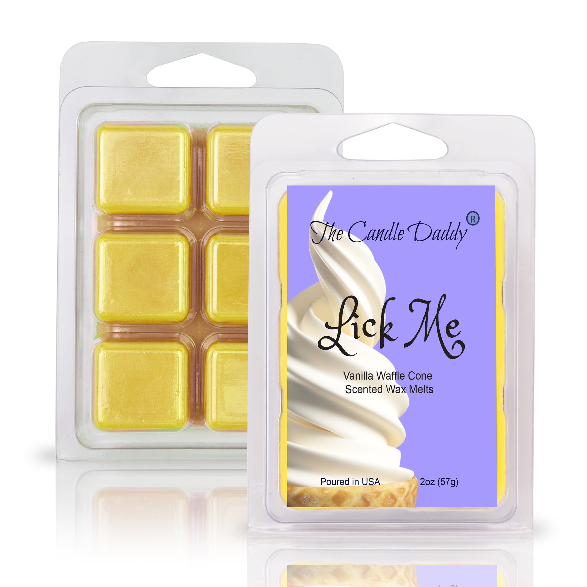 Lemon Vanilla 1 pack Summer Scents 6 cubes Pure Soy Wax Melts 