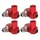 thumbnail image 5 of Conector de manguera de aire de 360 grados, adaptador de herramienta neumática de rosca NPT de 1/4 pulgadas, 4 Uds., 5 of 5