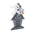 thumbnail image 7 of Disney The Nightmare Before Christmas Jack Skellington Tabletop Decoration, MDF, 4 inches Wide x 6.75 inches High, Black, Orange, White, 7 of 7
