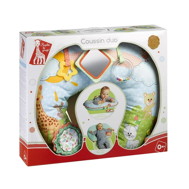 Sophie la girafe - Fresh Touch Duo Cushion - 2 in 1 cushion that grows with your little one