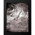 thumbnail image 2 of Grey, Jace 15x18 Black Modern Framed Museum Art Print Titled - Grey Sea Marble, 2 of 5