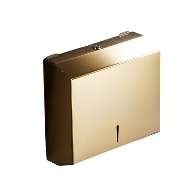 Bearachild Accesorios funcionales Dispensador de toallas Construcción robusta Amplia aplicación Acero inoxidable moderno Juegos de accesorios de baño oro