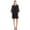 Black - navyblack, variant on Nanette Lepore Womens Chiaroscuro A-line Bodycon Dress, Black, 2