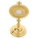 thumbnail image 3 of Crucifijo pequeño de metal para decoración del hogar. Figura religiosa católica para la oración. Cruz de Jesús de latón duradero para mesa o salpicadero del coche., 3 of 7