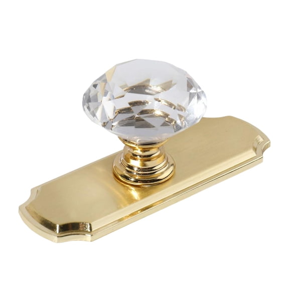 Esquirla Cabinet Handle, Cabinet Knob, Premium Rhinestone, Bedside Table Handle, Drawer Handle for Cabinet, Dresser, Kitchen Cabinet, Drawer Gold