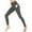 Dark Gray, variant on Amzcrzy Leggings for Women with Pocket Solid Color High Waisted Leggings Stretchy Slim Yoga Pants Casual Gym Athletic Workout Leggings