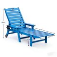 thumbnail image 6 of CQSXDA Pool Lounge Chair in with Adjustable Backrest Fits All Outdoor Spaces Holds Up to 360 LBS，Navy Blue, 6 of 12