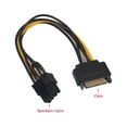 thumbnail image 2 of 8pin(6+2) Male -E Male Supply Video 15Pin Card Power Adapter To, 2 of 7