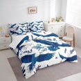 thumbnail image 2 of Twin Size Eagle Comforter Set,Hand Drawn Sketch Bedding Set for Boys, 2 of 6