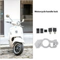 thumbnail image 4 of BALAHAPY Para Manillar De Motocicleta Multifuncional En Color Plata Para Protección Antirrobo, 4 of 8
