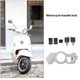 thumbnail image 4 of BALAHAPY Para Manillar De Motocicleta Multifuncional En Color Plata Para Protección Antirrobo, 4 of 8