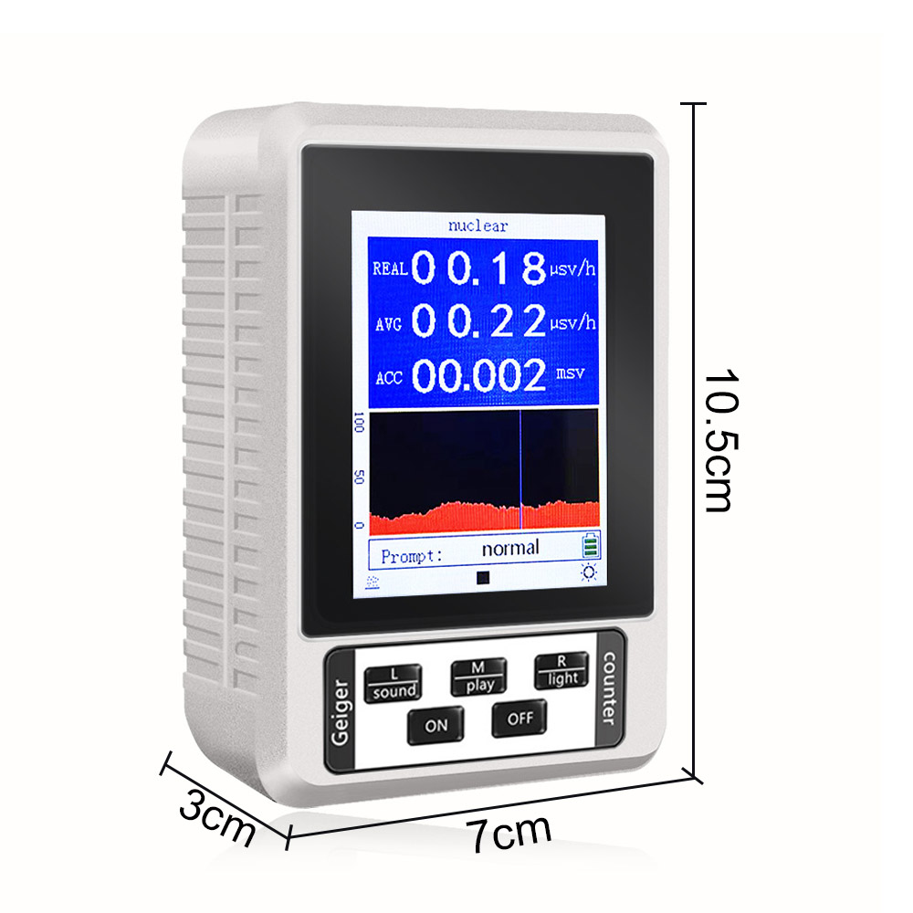 EMF Meter Radiation Detector Counter Nuclear Radiation Detector Radioactive Detector  Portable Dosimeter LCD Walmart Canada