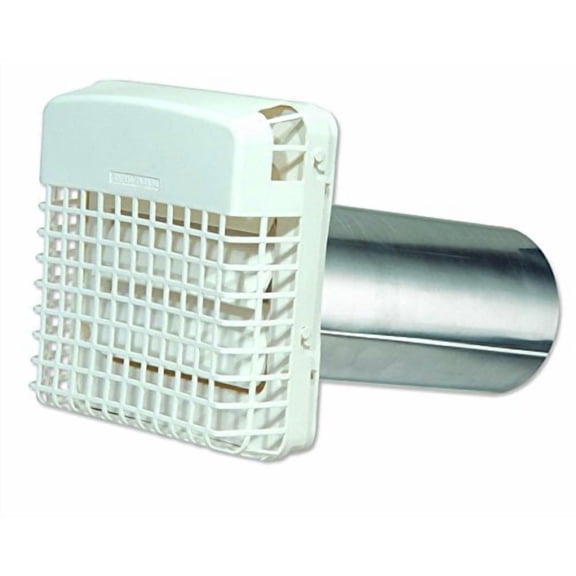 Dundas Jafine Prograde Dryer Vent Hood With Pest Guard - 4 In, White