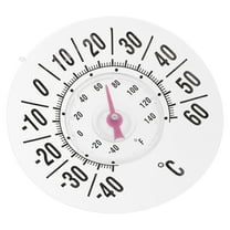 Beaupretty Multi-Purpose White Analog Thermometer for Indoor Outdoor Use