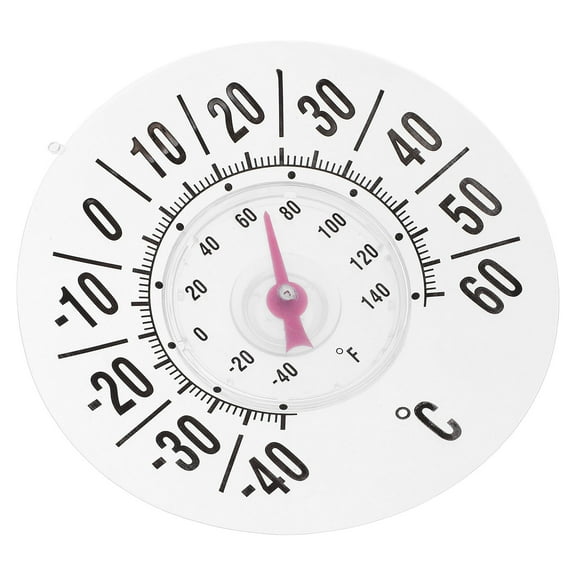 Beaupretty Window Thermometer For Accurate Temperature Measurement In Home White 1Pack