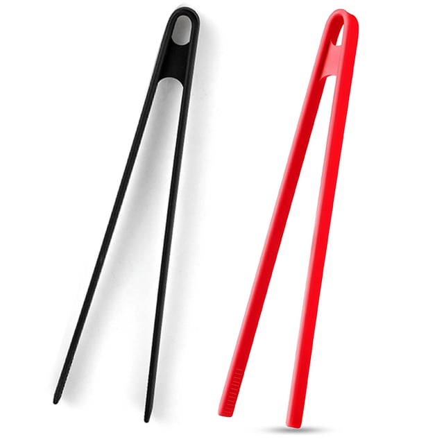 Pinzas de salvamanteles de silicona para cocinar, utensilios de pinzas de silicona, silicona antiadherente resistente al calor