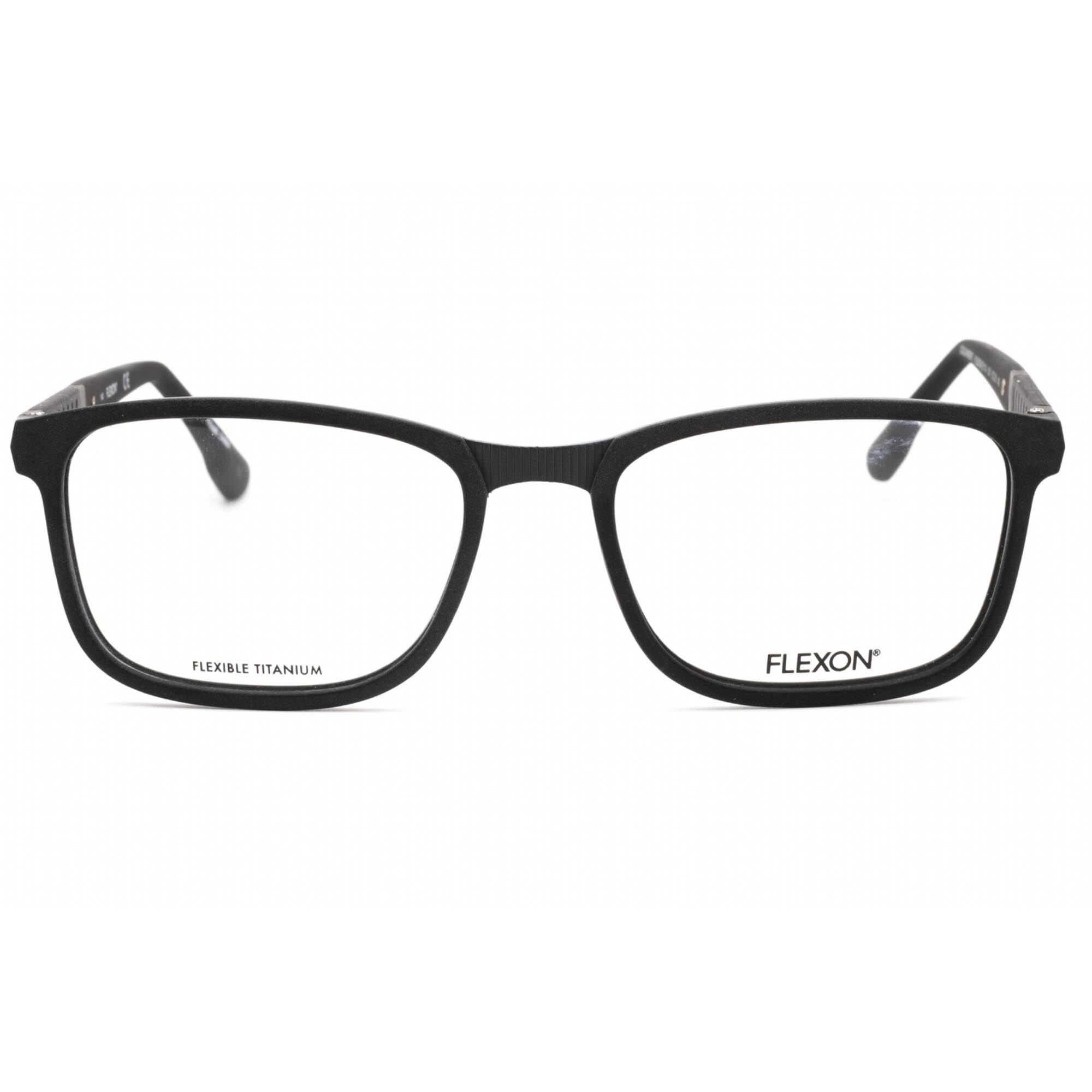 NEW FLEXON B2002 001 Black Flexible Titanium Eyeglasses 53mm with Flexon Case Flexon FLEXON B2005-032 55mm New Eyeglasses - Walmart.com main image 4