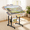Gray, variant on FEMCHIC 2000 Pieces Puzzle Table with 4 Wheels 360° Rotating Tabletop, Jigsaw Puzzle Table Adjustable in Height Angle, Puzzle Board Table with 8 Drawers, Legs, Cover, Easy Sorting for Adults Families
