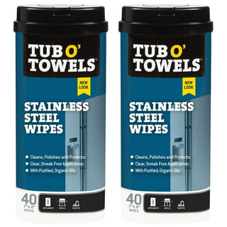 Tub O' Towels TW01-6 - 3 Pack Heavy Duty Multi-Surface Cleaning Wipes -  Resealable 