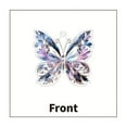 thumbnail image 6 of Butterfly Hanging Ornament, 2D Flat Design With Jewel - Like Accents And Intricate Patterns For Home Decor, Living Room, Bedroom, Office, Party Decoration, 6 of 6