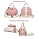 thumbnail image 3 of Mochila Pañaleras Para Bebe Mochilas De Maternidad Multifuncional Mochila Panalera Mochila Moderna Modelo Rosa, 3 of 4