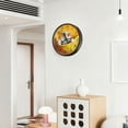thumbnail image 6 of Voice Activated Clock with Glow Light 12 Inch Large Silent Wall Clock Battery Operated for Home Decor A Playful White Cat, 6 of 8