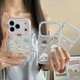 thumbnail image 2 of Phone Case for iPhone 17 Pro Max,Anti-drop,Scratch-resistant,Cute TPU Clear Phone Cover with Cartoon Pattern for Women Gift, 2 of 8