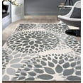 thumbnail image 1 of Rugshop Modern Floral Circles Design Area Rug 6` 6" x 9` Gray, 1 of 2