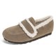 thumbnail image 2 of Zapatos Cálidos Casa Mocasines Peludos Y Esponjosos Mocasín Forro Piel Sintética para Mujer Ante Sin Cordones Interiores Exteriores, 2 of 8