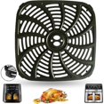 thumbnail image 2 of Square Air Fryers Pad Metal Liners Nonstick Cooking Accessory Air Fryers Grilling Plate Suitable for GAF856 Air Fryers, 2 of 4