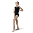 thumbnail image 3 of DanzNmotion by Danshuz Girl's Strap Leotard 12-14 BLACK, 3 of 4