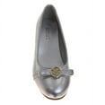thumbnail image 5 of Badgley Mischka Girls Dress Shoes (Little Kids, Sizes 11–4), Silver, Size: 13, 5 of 7