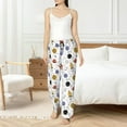 thumbnail image 5 of Bingfone Pajamas for Women,Rocket Planets Pajama Pants with Pockets-X-Large, 5 of 7