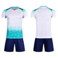 thumbnail image 4 of JAJAHO Boys Athletic Shorts Set Kids 2 Piece Performance Gym Summer Outfits V Neck Short Sleeve T Shirts And Shorts Basketball Football Sets, 4 of 4