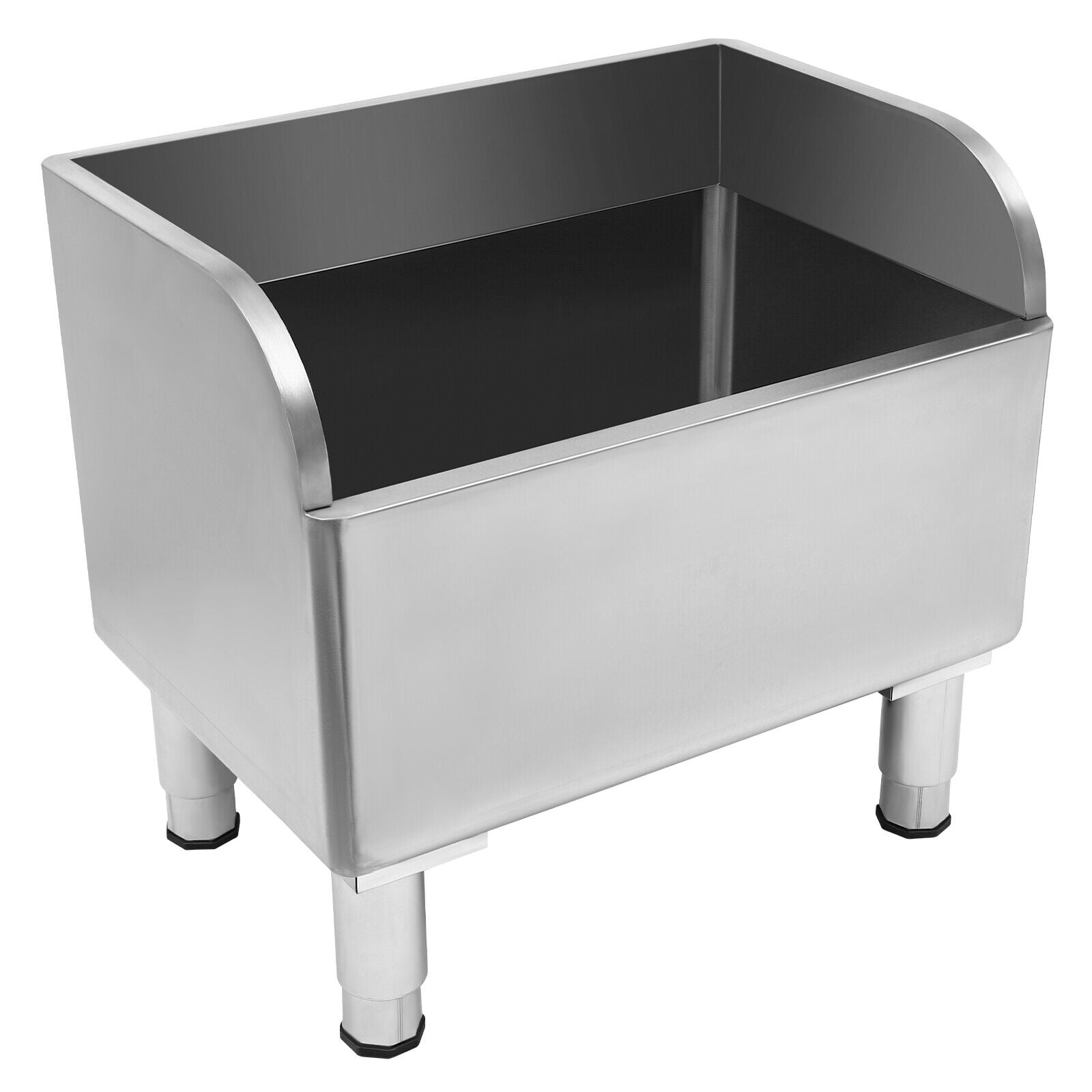 23.6*16.1*21.7in Commercial Floor Mop Sink with Drainage, Stainless Steel Mop Service Basin Freestanding Mop Buckets, Multipurpose Utility Sink Laundry Room Slop Sink for Restaurant, Garages