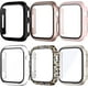 thumbnail image 1 of 6 Pack for Apple Watch Series 8 7 41mm Case with Built-in Tempered Glass Screen Protector, Overall Full Protective Bumper PC Cover for iwatch 41mm Accessories, 1 of 5