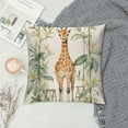 thumbnail image 2 of Chilfamy Giraffe Plant Stand Tall Pillow Covers for Couch Sofa Indoor Outdoor Home Decor Zipper Closure 1PC 20x20in, 2 of 5