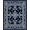 Blue, Pattern 5, variant on ODIKA 2'x3' Machine Washable Non-Slip Area Rug, Zen Wave Nautical Interlocking Maritime High Traffic Rug, Navy, 548237