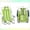 Green Stripes, variant on FASCK Backpack Beach Chair, 5 Level Adjustable Positions Beach Chair with Back Storage Bag, Cooler Pouch and Side Bags for Beach Poolside Lawn,Lemon