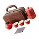 thumbnail image 5 of Juego de té de viaje Juego de té de porcelana Tetera de porcelana con tazas de té Juego de té Kung Fu Rojo, 5 of 9