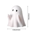 thumbnail image 3 of Halloween Ghost Figurine Funny Pen Holder Ghost Statue Halloween Figures,Ghost Decor,for Halloween Decorations,Desk Indoor and Porch Spooky Home Decor,2.5x3 inch (Z4-White), 3 of 8