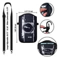 thumbnail image 3 of WIRESTER Cell Phone Pouch Sleeve Case for with Adjustable Crossbody Strap Neck Lanyard for Women Men Working Walking Travelling - Retro Vintage Camera Zoom, 3 of 5
