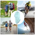 thumbnail image 3 of Unique Bargains 1 Pc Ice Silk Solid Color Balaclava Face Mask Light Blue, 3 of 5
