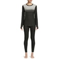 thumbnail image 4 of ClimateRight by Cuddl Duds Women's and Women's Plus Size Jersey Thermal Top and Leggings, 2-Piece Set, 4 of 6