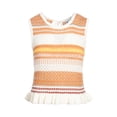 thumbnail image 6 of Jessica Simpson Women's Reya Textured Peplum Hem Top, Sizes XS-XL, 6 of 6