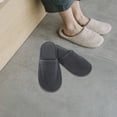 thumbnail image 4 of VERDANVERSE 6Pares Pantuflas Para Invitados Desechables Color Gris Oscuro Adecuadas Para Hotel Y Salones, 4 of 7