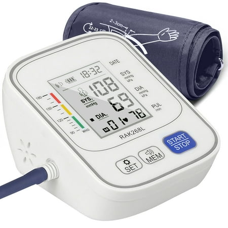 BDUN Blood Pressure Cuff, Upper Arm Blood Pressure Monitor BP Machine, Accurate Automatic High Blood Pressure Machine with USB Cable, Pulse Rate Monitor for Home Use